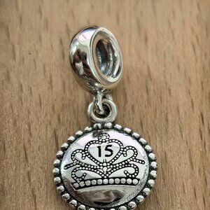 Pandora 15 Years Old Exclusive Charm, S925 Silver Bracelets